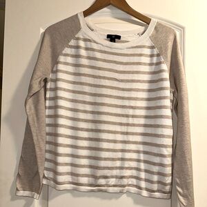 Women’s Gap Lightweight Sweater Cream Stripes